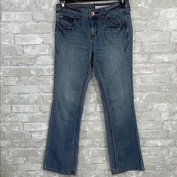 DKNY Women's Blue Boot Cut Jeans - Picture 1 of 6